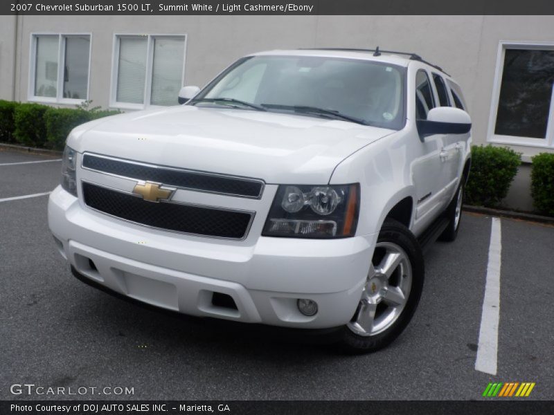 Summit White / Light Cashmere/Ebony 2007 Chevrolet Suburban 1500 LT
