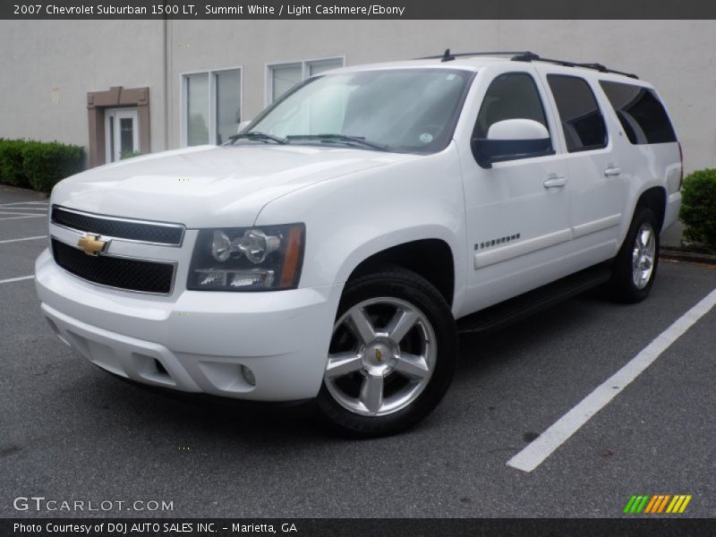 Summit White / Light Cashmere/Ebony 2007 Chevrolet Suburban 1500 LT