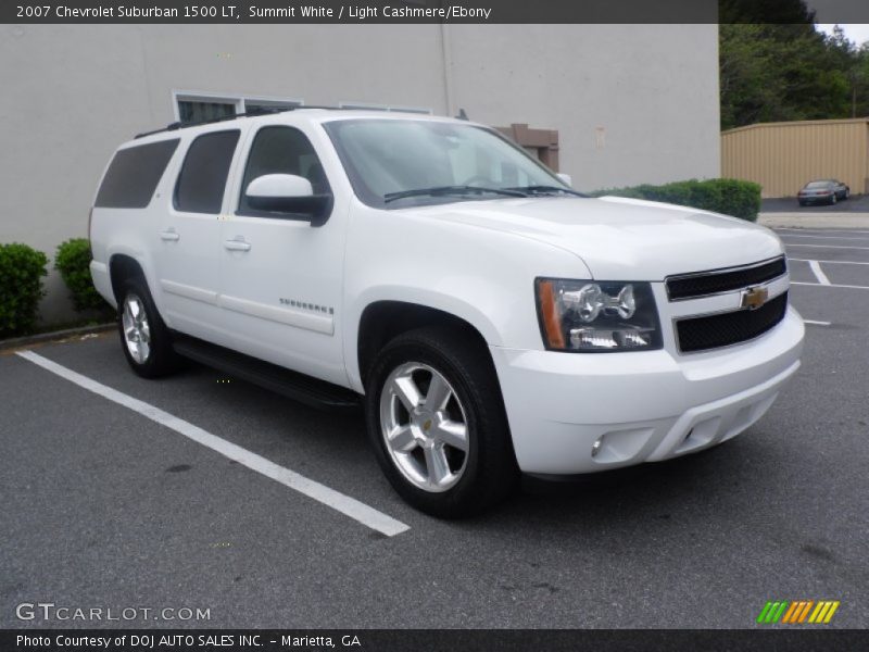 Summit White / Light Cashmere/Ebony 2007 Chevrolet Suburban 1500 LT