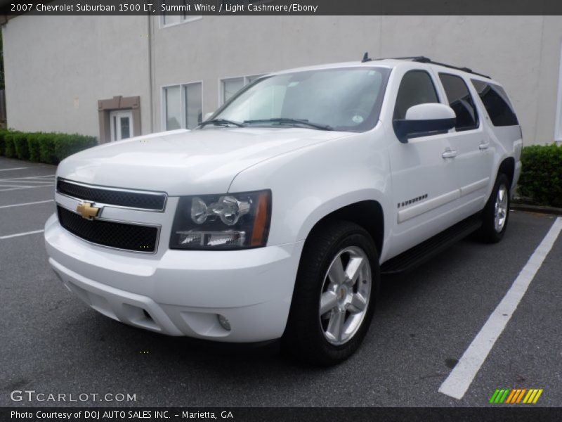 Summit White / Light Cashmere/Ebony 2007 Chevrolet Suburban 1500 LT