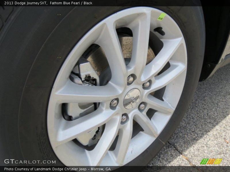Fathom Blue Pearl / Black 2013 Dodge Journey SXT