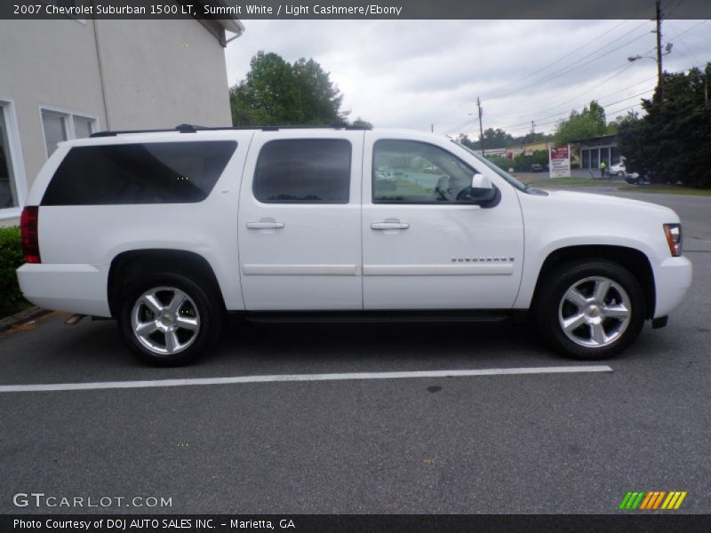 Summit White / Light Cashmere/Ebony 2007 Chevrolet Suburban 1500 LT