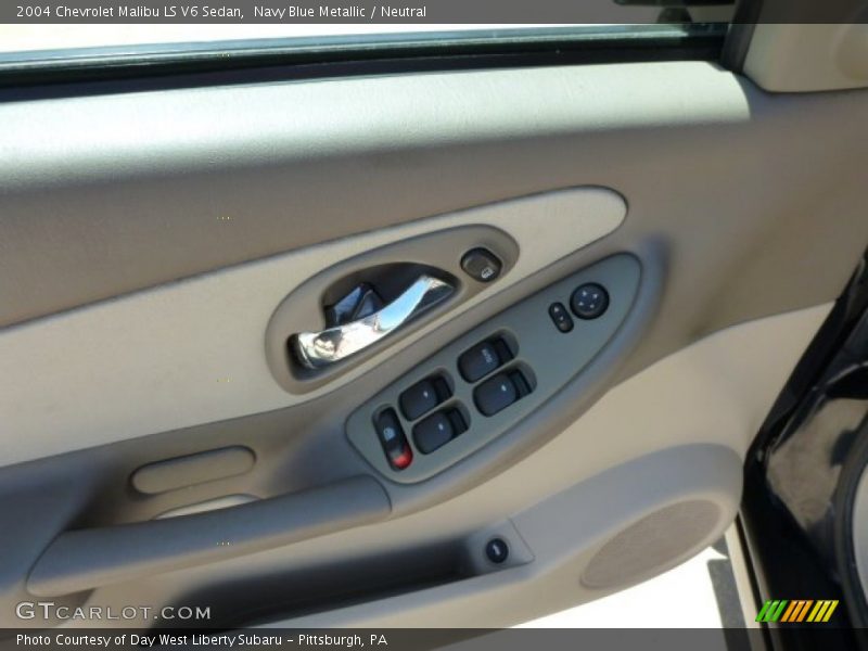 Navy Blue Metallic / Neutral 2004 Chevrolet Malibu LS V6 Sedan