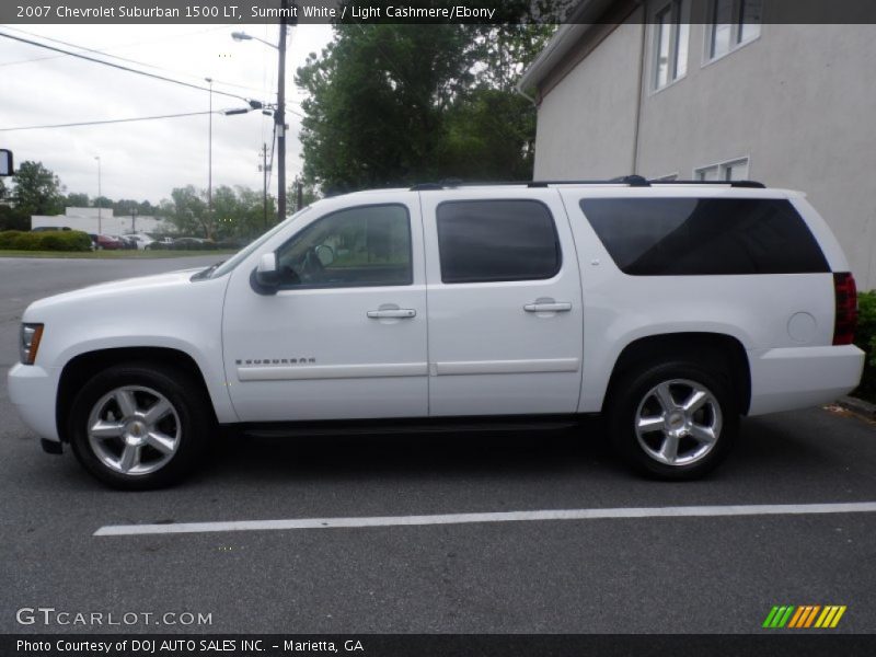 Summit White / Light Cashmere/Ebony 2007 Chevrolet Suburban 1500 LT