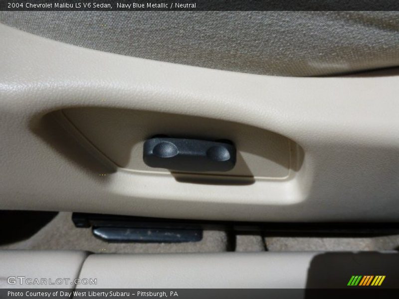 Navy Blue Metallic / Neutral 2004 Chevrolet Malibu LS V6 Sedan