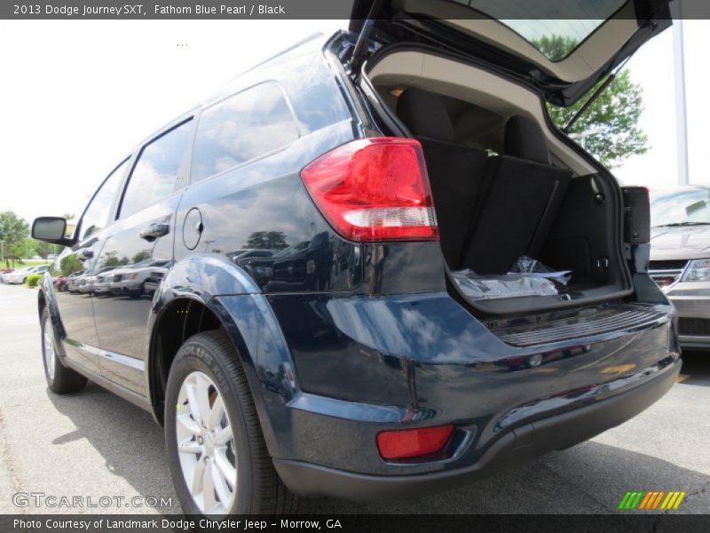 Fathom Blue Pearl / Black 2013 Dodge Journey SXT