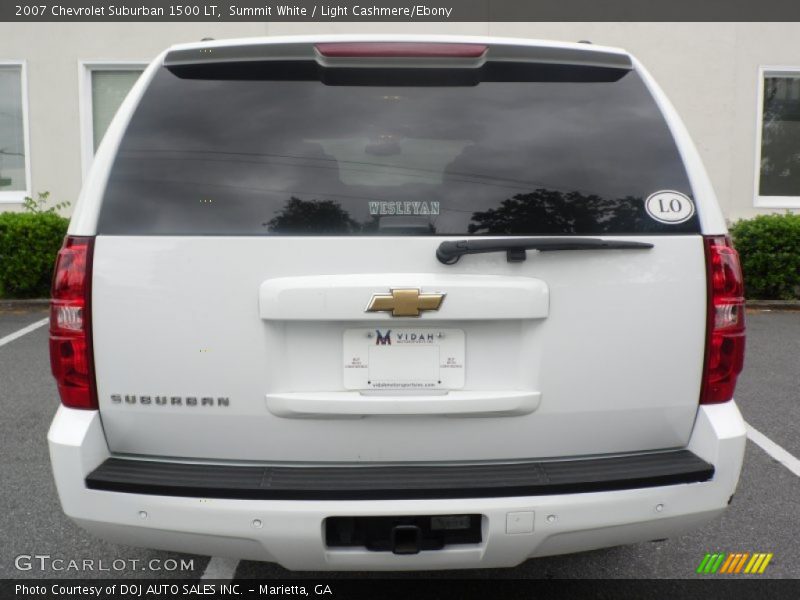 Summit White / Light Cashmere/Ebony 2007 Chevrolet Suburban 1500 LT