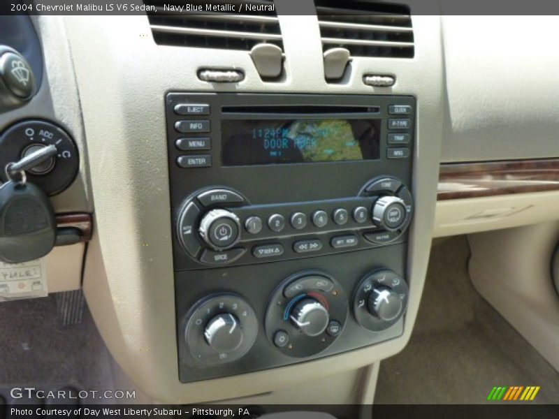 Navy Blue Metallic / Neutral 2004 Chevrolet Malibu LS V6 Sedan