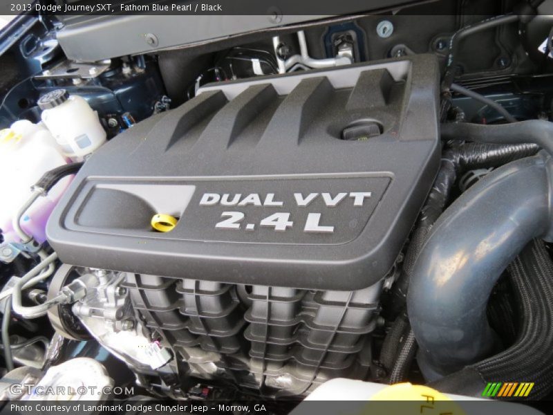 Fathom Blue Pearl / Black 2013 Dodge Journey SXT