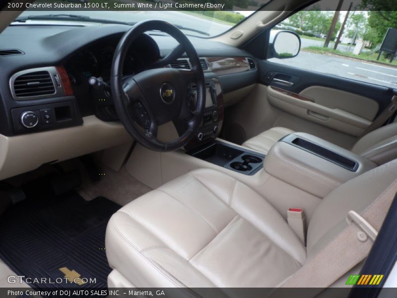 Summit White / Light Cashmere/Ebony 2007 Chevrolet Suburban 1500 LT