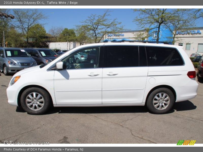 Taffeta White / Beige 2010 Honda Odyssey EX-L