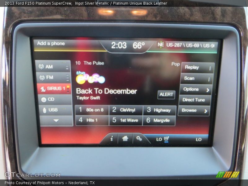Ingot Silver Metallic / Platinum Unique Black Leather 2013 Ford F150 Platinum SuperCrew
