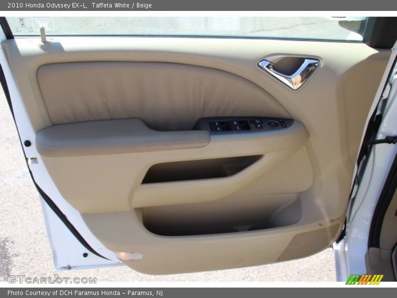 Taffeta White / Beige 2010 Honda Odyssey EX-L