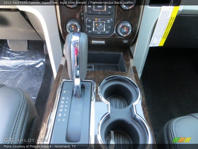 Ingot Silver Metallic / Platinum Unique Black Leather 2013 Ford F150 Platinum SuperCrew