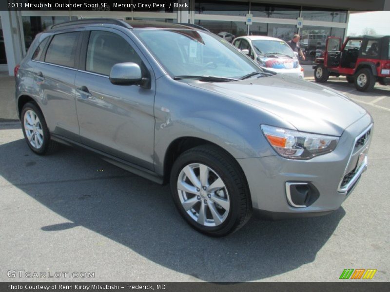 Mercury Gray Pearl / Black 2013 Mitsubishi Outlander Sport SE