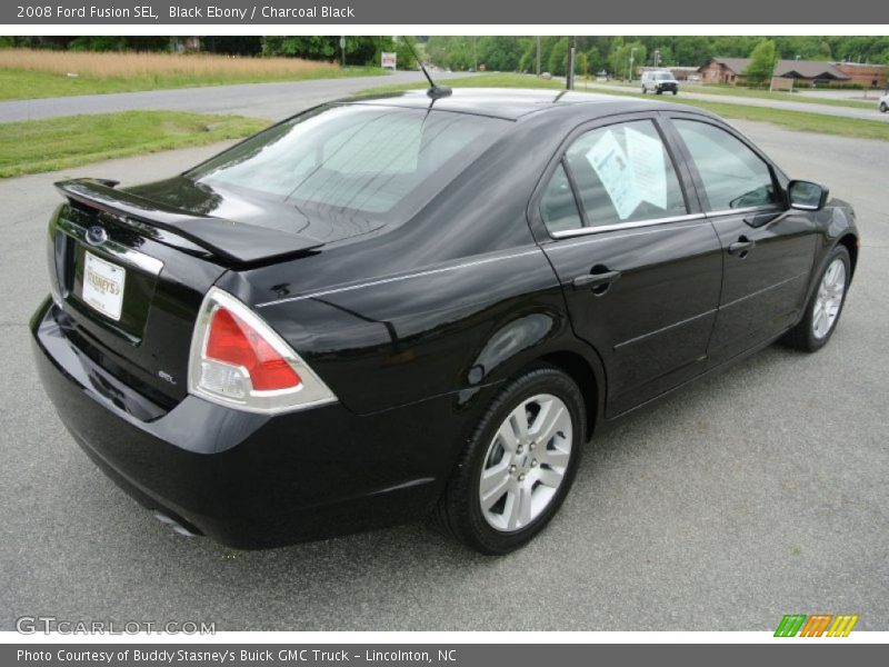Black Ebony / Charcoal Black 2008 Ford Fusion SEL