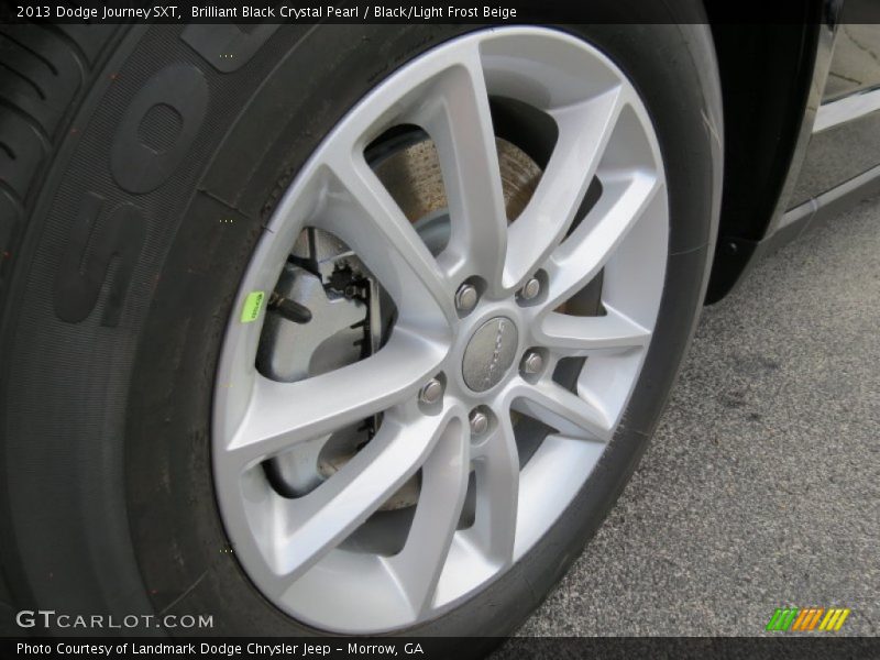 Brilliant Black Crystal Pearl / Black/Light Frost Beige 2013 Dodge Journey SXT