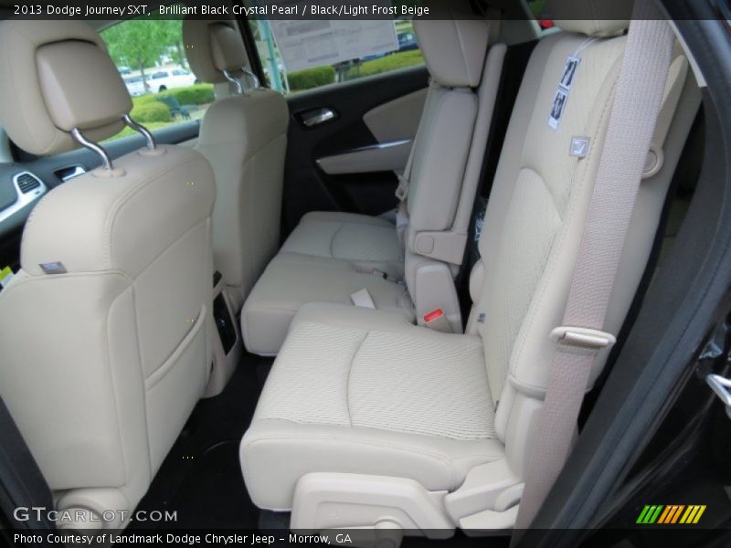 Brilliant Black Crystal Pearl / Black/Light Frost Beige 2013 Dodge Journey SXT