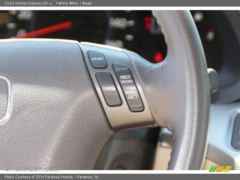 Taffeta White / Beige 2010 Honda Odyssey EX-L