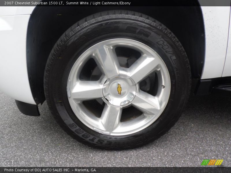 Summit White / Light Cashmere/Ebony 2007 Chevrolet Suburban 1500 LT