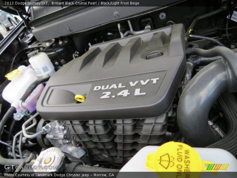 Brilliant Black Crystal Pearl / Black/Light Frost Beige 2013 Dodge Journey SXT