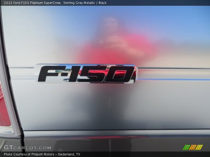Sterling Gray Metallic / Black 2013 Ford F150 Platinum SuperCrew