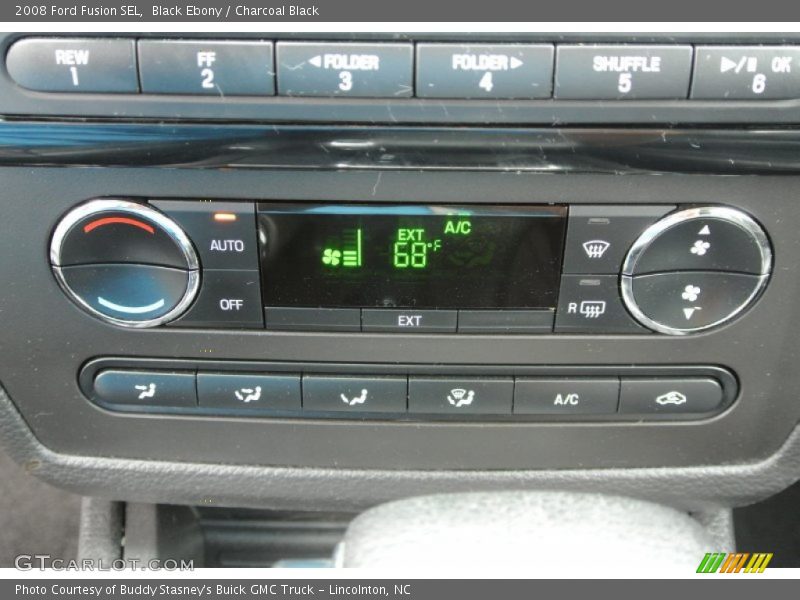 Black Ebony / Charcoal Black 2008 Ford Fusion SEL