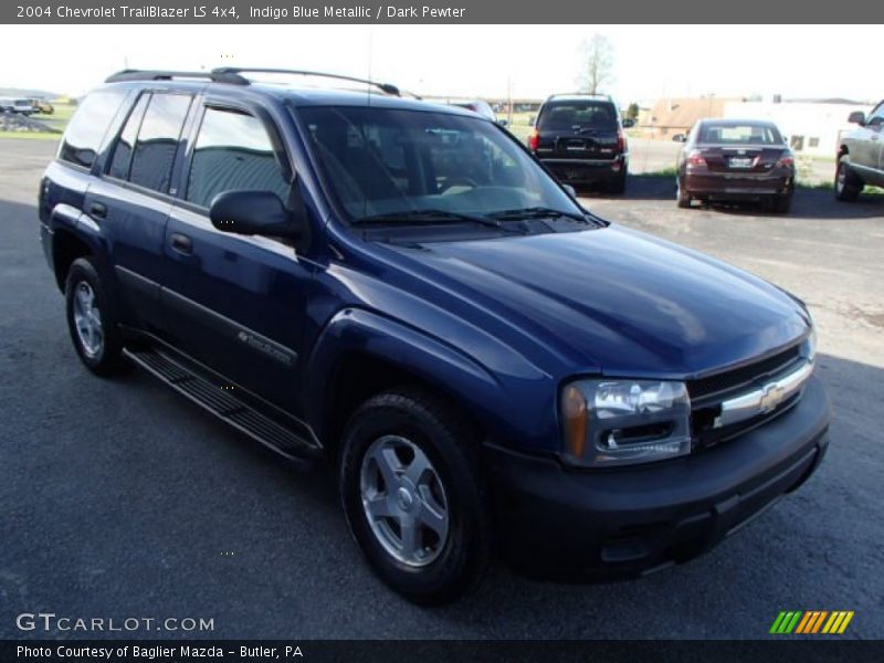 Indigo Blue Metallic / Dark Pewter 2004 Chevrolet TrailBlazer LS 4x4
