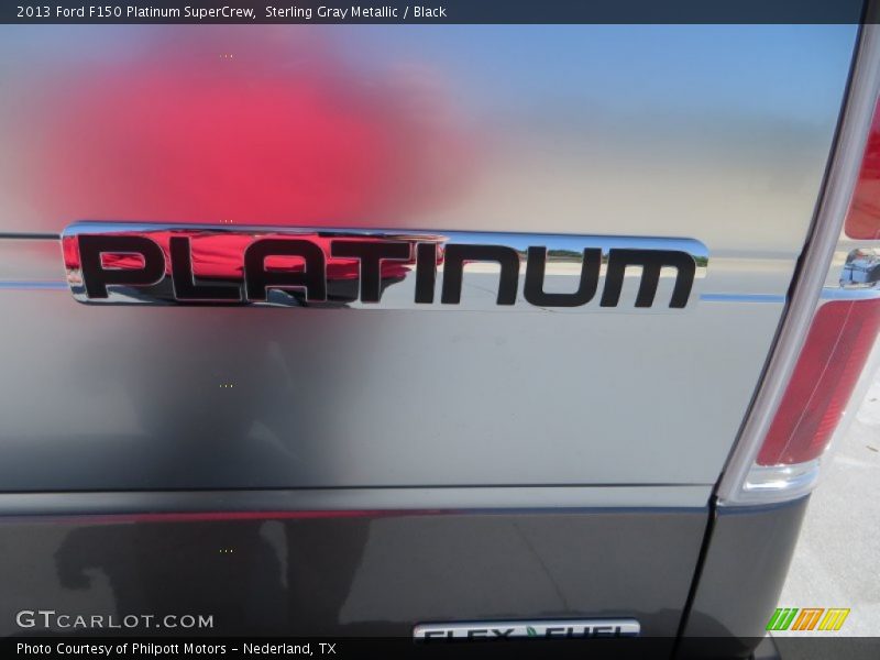 Sterling Gray Metallic / Black 2013 Ford F150 Platinum SuperCrew