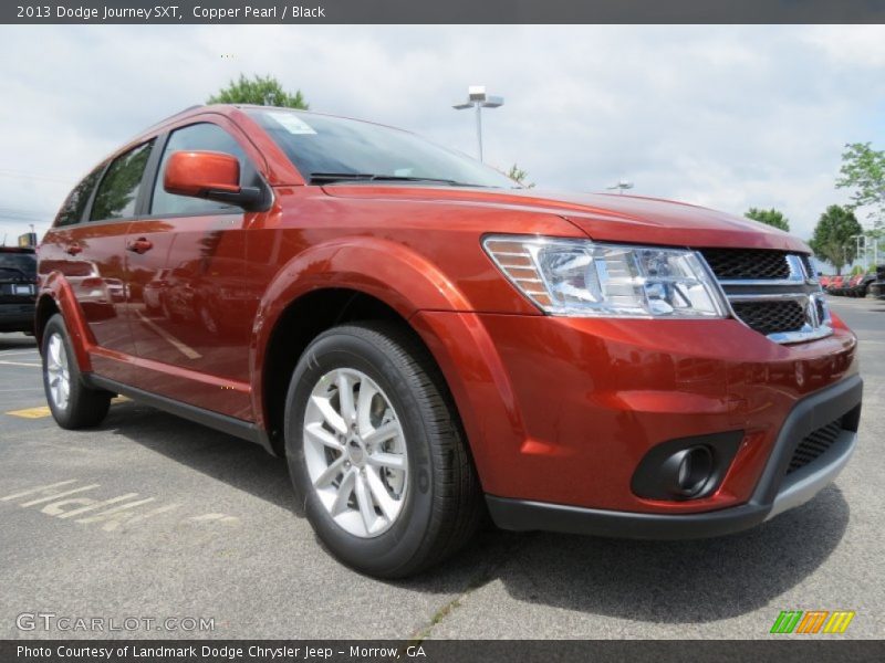 Copper Pearl / Black 2013 Dodge Journey SXT