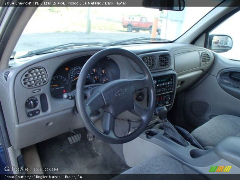 Indigo Blue Metallic / Dark Pewter 2004 Chevrolet TrailBlazer LS 4x4