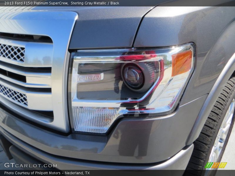 Sterling Gray Metallic / Black 2013 Ford F150 Platinum SuperCrew