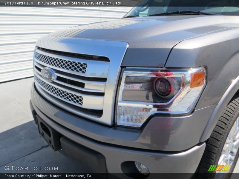 Sterling Gray Metallic / Black 2013 Ford F150 Platinum SuperCrew