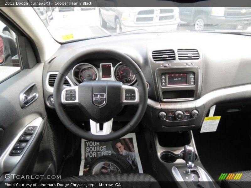 Copper Pearl / Black 2013 Dodge Journey SXT