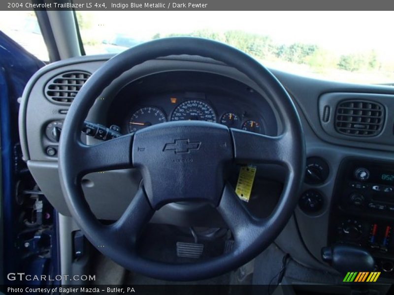 Indigo Blue Metallic / Dark Pewter 2004 Chevrolet TrailBlazer LS 4x4