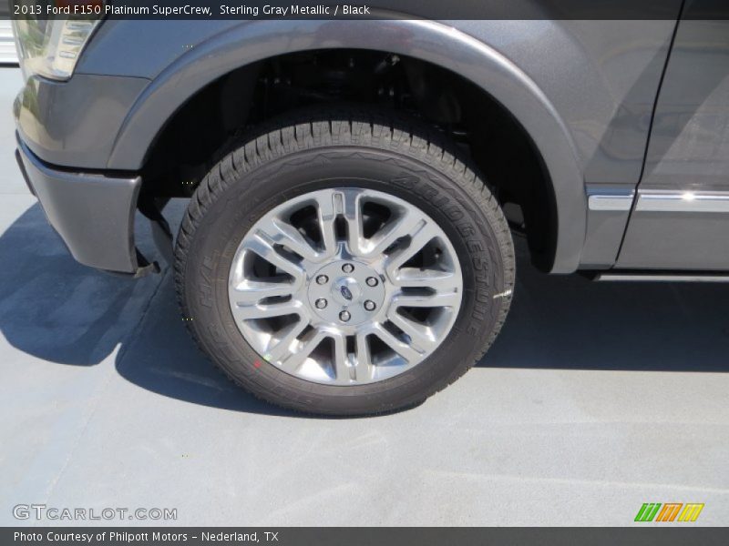 Sterling Gray Metallic / Black 2013 Ford F150 Platinum SuperCrew