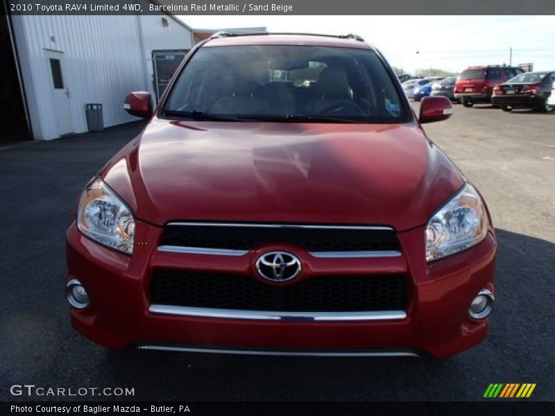 Barcelona Red Metallic / Sand Beige 2010 Toyota RAV4 Limited 4WD