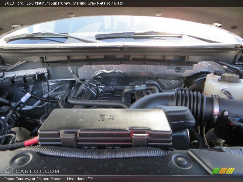 Sterling Gray Metallic / Black 2013 Ford F150 Platinum SuperCrew