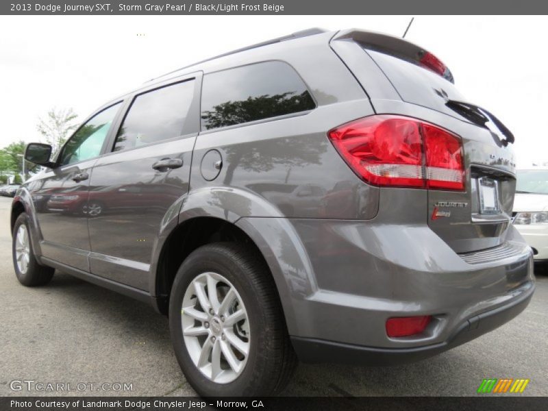 Storm Gray Pearl / Black/Light Frost Beige 2013 Dodge Journey SXT