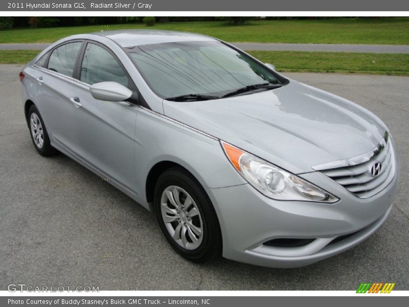 Radiant Silver / Gray 2011 Hyundai Sonata GLS