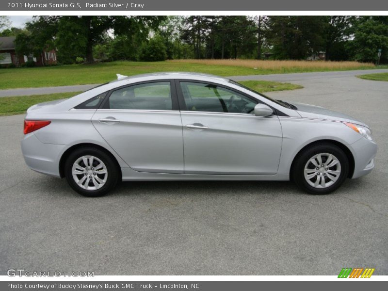 Radiant Silver / Gray 2011 Hyundai Sonata GLS