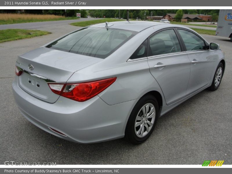 Radiant Silver / Gray 2011 Hyundai Sonata GLS