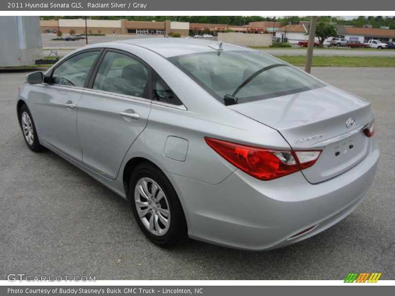 Radiant Silver / Gray 2011 Hyundai Sonata GLS