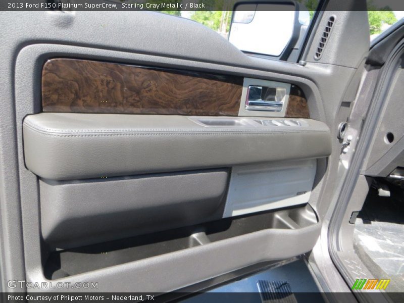 Sterling Gray Metallic / Black 2013 Ford F150 Platinum SuperCrew