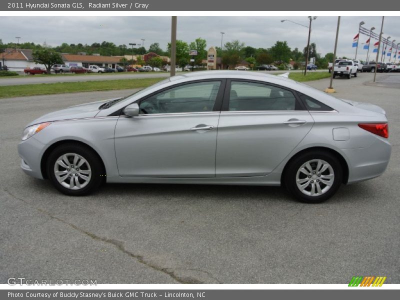 Radiant Silver / Gray 2011 Hyundai Sonata GLS
