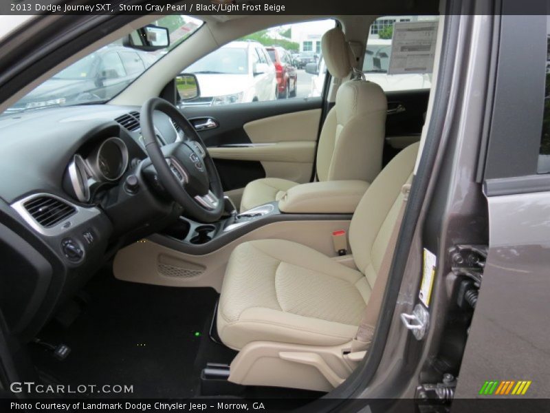 Storm Gray Pearl / Black/Light Frost Beige 2013 Dodge Journey SXT