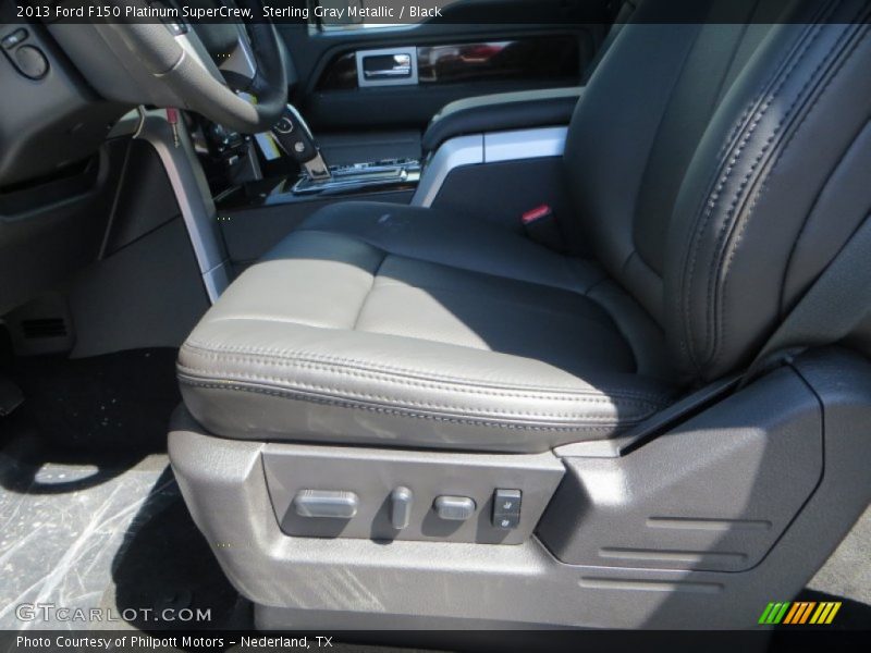 Sterling Gray Metallic / Black 2013 Ford F150 Platinum SuperCrew