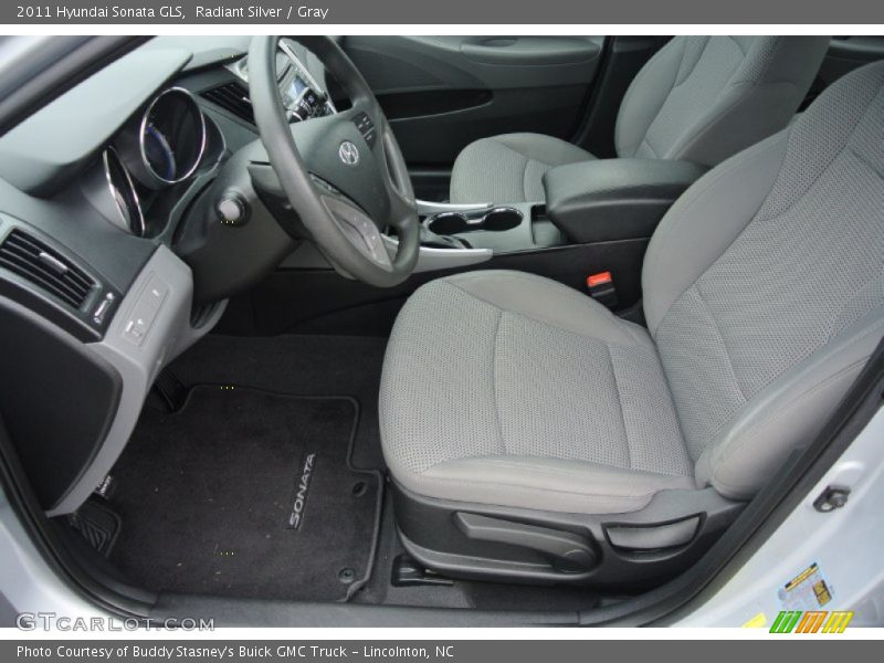 Radiant Silver / Gray 2011 Hyundai Sonata GLS