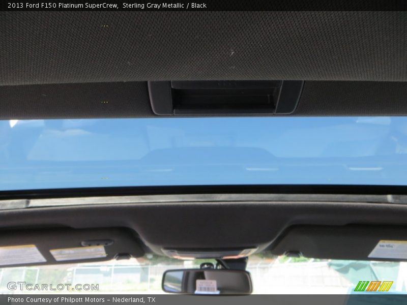 Sterling Gray Metallic / Black 2013 Ford F150 Platinum SuperCrew