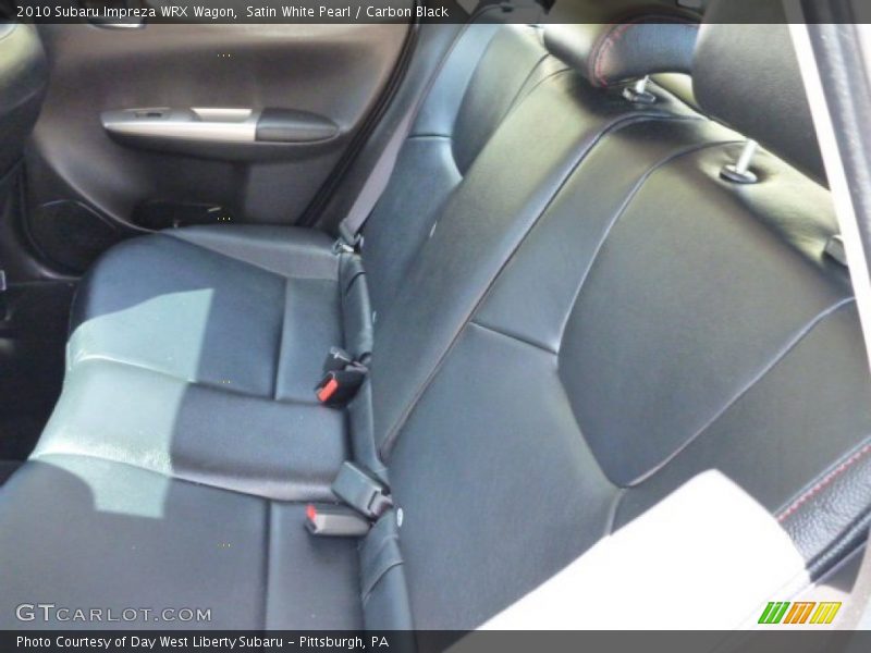 Satin White Pearl / Carbon Black 2010 Subaru Impreza WRX Wagon